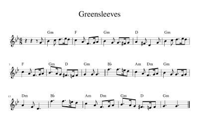 Greensleeves